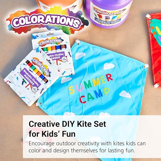 Colorations® Decorate Your Own Kite, Easy Crafts - Image 2