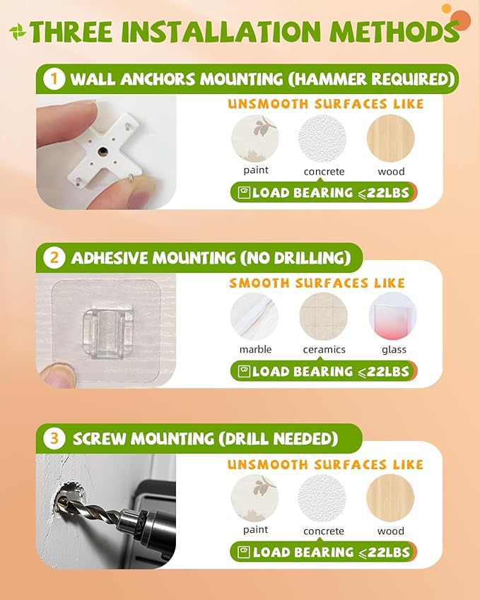Metal Pegboard Kit — Pegboard Wall Organizer with 26 Accessories, Carbon Steel Pegboards for Home, Office, Study Room, Kids Room, Craft Room, Living Room — 32″ × 20″ Cloud White Peg Board