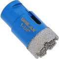 Drilax Pro Series 1-1/4 Inch Diamond Hole Saw for Angle Grinders | 1-3/8" Depth | 5/8"-11 Thread | Ideal for Faucets, RO Filters, Grab Bars & Dry Drilling | Long Life
