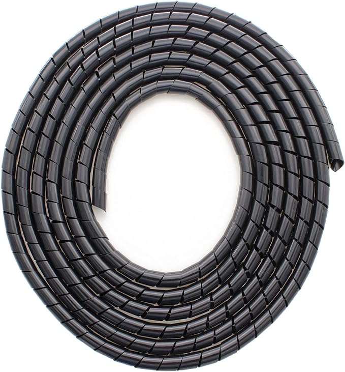 CSZD Spiral Cable Wrap, 10ft – 1/4 inch Spiral Wire Wrap Cord Covers Bundle by CSZDTOOLS