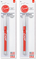 Excel Blades K18 2-Pack Soft Grip Craft Knives, #11 Blades by ExcelBlades