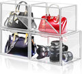 DILIBRA 4 Packs Clear Plastic Handbag Storage Organizer by DILIBRA