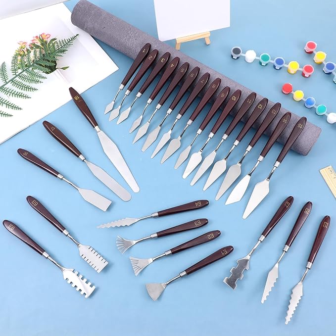 27-Piece Stainless Steel Palette Knife Set - Image 7