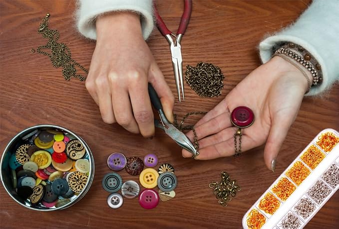 Anezus Jump Rings for Jewelry Making Supplies and Necklace Repair - Image 6