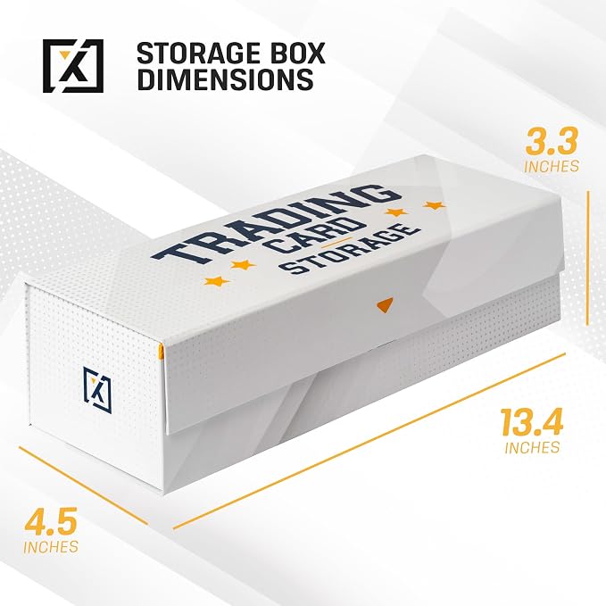HOMEXPRO Easy Fold Trading Card Storage Box Magnetic Lid | Toploader Storage - Image 6