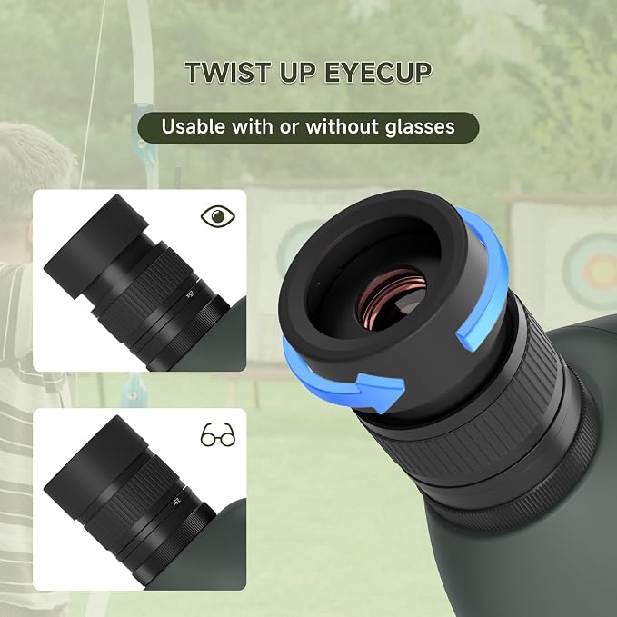 SVBONY SV28 100mm Angled Spotting Scope - Image 6