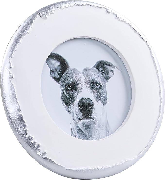 3x3 Picture Frame, Hand-Crafted Resin Dog Picture Frame by ZIHARA