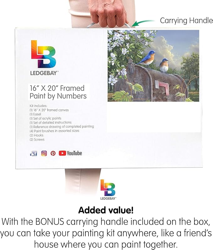 Ledgebay DIY Paint by Numbers Kit - Image 7