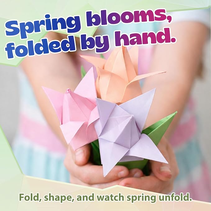 Pinwheel Crafts Flower Origami Kit - Image 2
