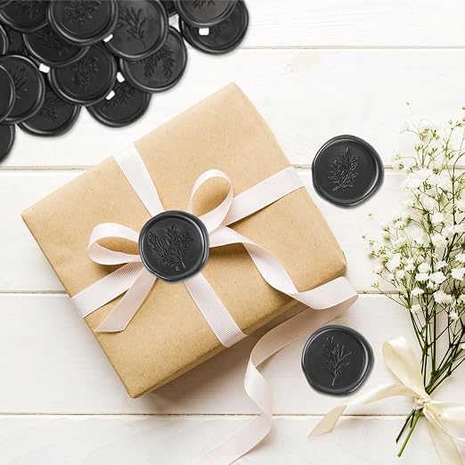 60 Pcs Wax Seal Stickers Wedding Invitation Envelope Seal Stickers Self - Image 6