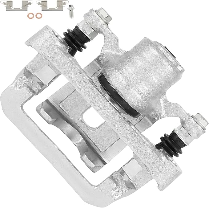 cciyu Rear Left Brake Caliper Assembly w/Bracket 19B2994 2005-2023 For Nissan For Frontier,2005-2015 For Nissan For Xterra,2009-2012 For Suzuki For Equator