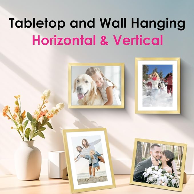 FIXSMITH 8x10 Picture Frame Set of 2, Photo Frame - Image 6
