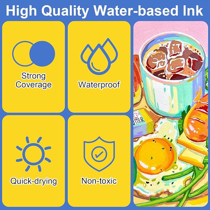 240 Colors Acrylic Paint Markers - Image 7