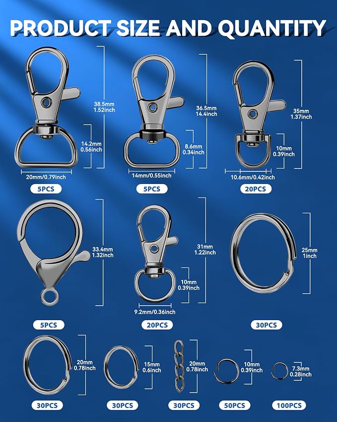 325PCS FIVEIZERO Keychain Making Kit - Image 2