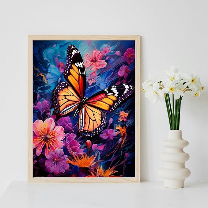 MBNTJHT DIY Easy Butterfly Paint by Numbers Kit - Image 3