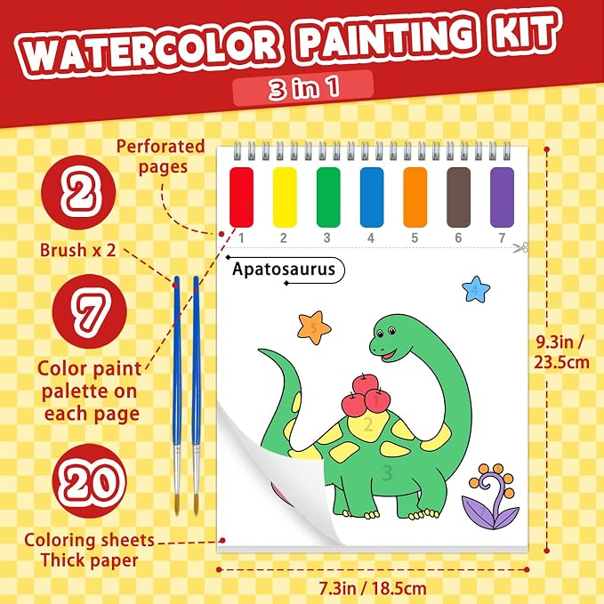 SOCOLER Paint with Water Coloring Books - Image 5