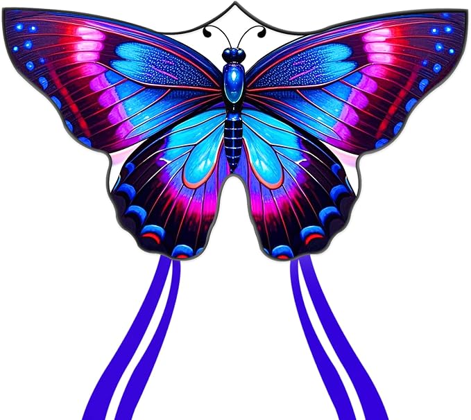 Butterfly Kites for Kids and Adults, 300ft String Handle Included by Kaiciuss