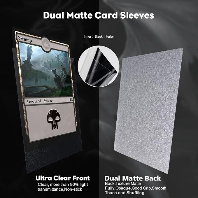 Justice Silver Dual Matte Card Sleeves, Katomula Card Sleeves - Image 6