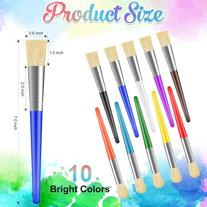 Paint Brushes for Kids, Washable Paint - Image 4