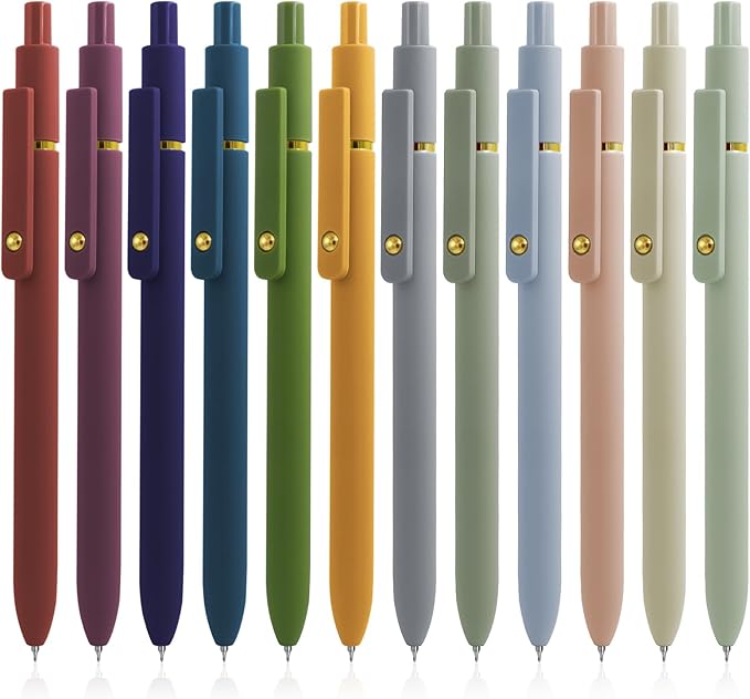 UIXJODO Gel Pens, 0.5mm Fine Point Smooth Writing Pens, High-End Series by UIXJODO