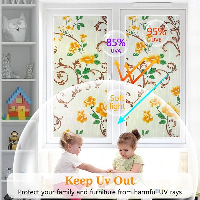 Bloss Frosted Privacy Window Film - Image 4