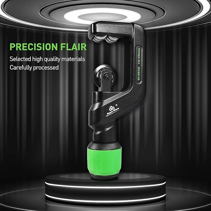 Super Stars Pipe Cutter Heavy Duty Tubing Cutter 3/16 to 2-4/5 Tube Cutter for Cutting Pipes of Aluminum, Copper, PVC, Stainless Steel Tube (3/16In~1-1/4In), ST-532 (3/16~1-1/4In) (5-32mm)