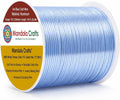 Mandala Crafts 18 Gauge Ice Blue Anodized Aluminum Craft Wire, 100 FT | Colored by MandalaCrafts
