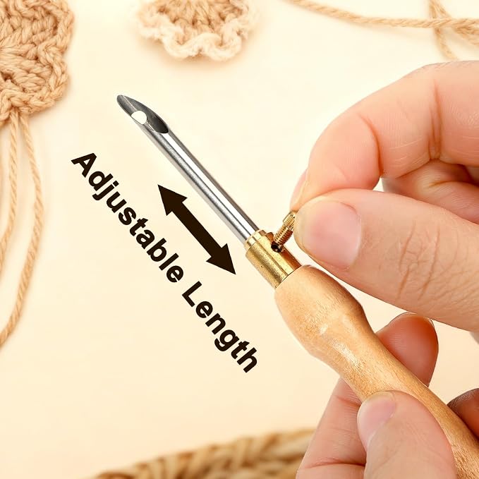 AUGSUN 39Pcs Punch Needle Kit, Punch Needle Tool Adjustable Punch Needle - Image 5