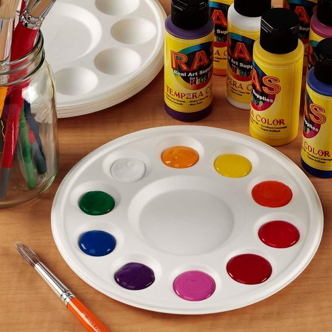 Creative Mark Disposable Paint Palette, 7-3/8" Diameter, 10 Pack - Image 5