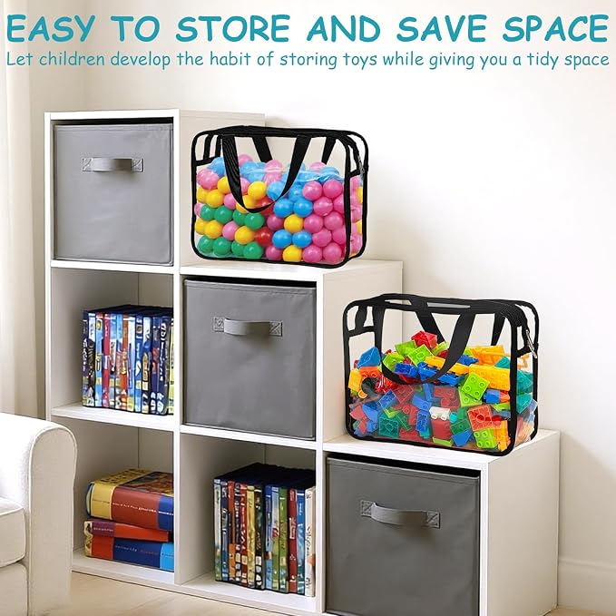 8 Packs Large Toy Storage Bags - Image 6