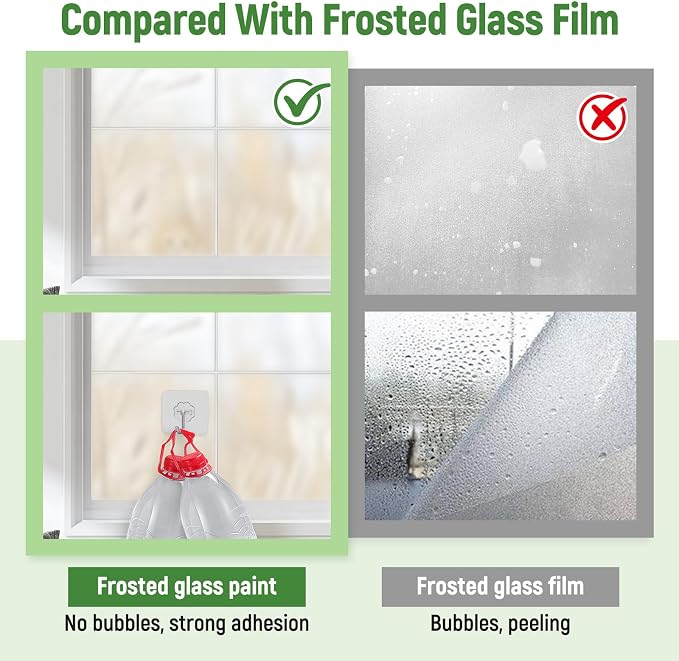 Frosted Glass Paint 21oz Frosted Glass Paint Kit, Waterproof & UV Resistant - Image 5