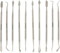 TAURISH 12-Piece Stainless Steel Wax Carver Tool Set, Double Ended Carving Kit for Dental Wax, Clay, Jewelry, Sculpting and Modeling