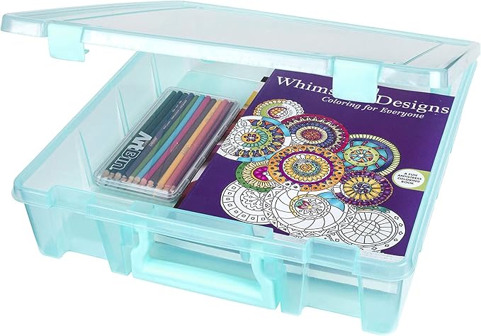 ArtBin 6955AA Super Satchel 1-Compartment Box, Art & Craft Organizer, by ArtBin