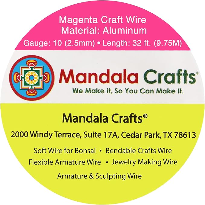 Mandala Crafts 10 Gauge Anodized Aluminum Craft Wire - Image 3