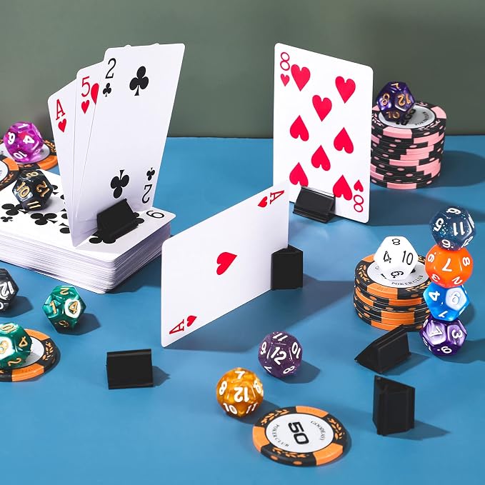 Maitys 24 Pcs Plastic Game Piece Card Stands Holder Plastic Board Pieces - Image 7