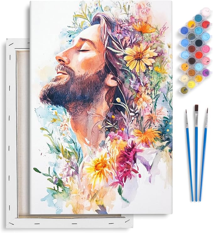 Yezavesu Framed Paint by Numbers Kit by Yezavesu