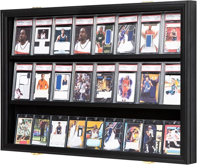 24 Baseball Card Display Case by Temgee