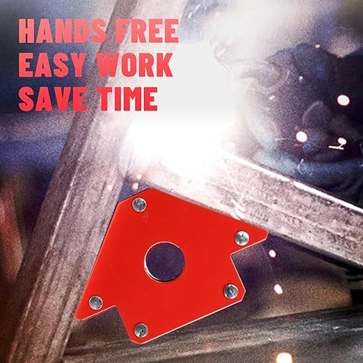Welding Magnets 25LBS&55LBS&75LBS 3Pcs Welding Magnetic Holder Heavy Duty Magnetic Tools and Accessories for 45, 90, and 135 Degree Angles Super Strong Welding Magnets and Clamps