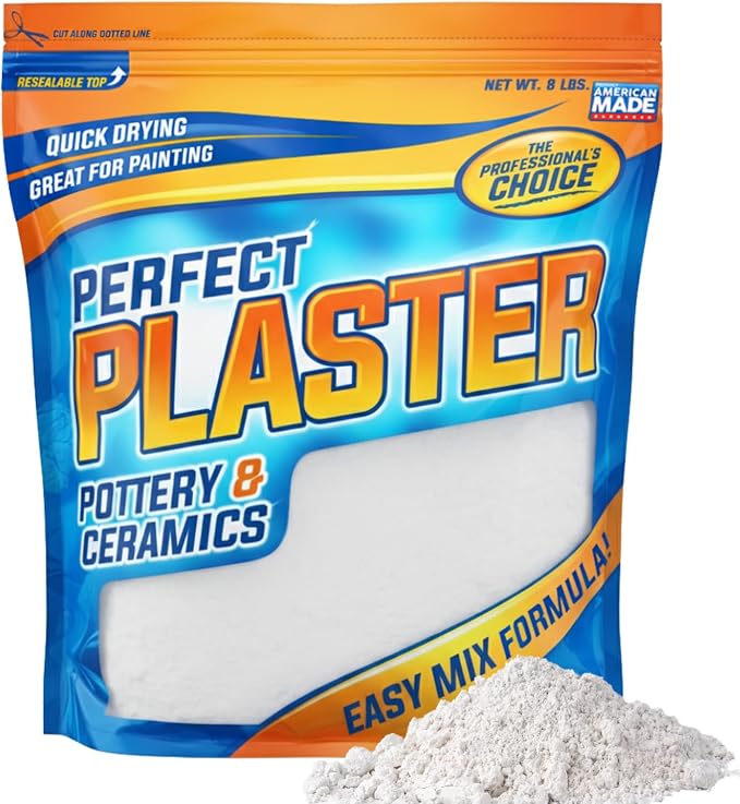 Perfect Plaster for Pottery & Ceramic Slip Casting Molds, Non-Toxic Water-Based by PerfectCraft