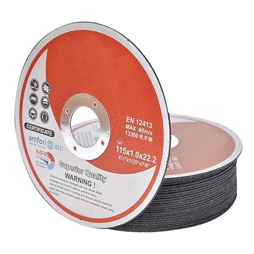 50 Pack 4-1/2"x.040 x7/8" Cut Off Wheel - Metal & Stainless Steel Thin Cutting Discs