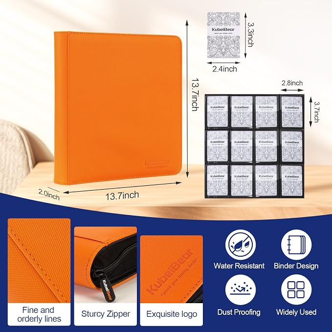 Card Binder – 720 Capacity, Zippered Trading Card Holder - Image 3