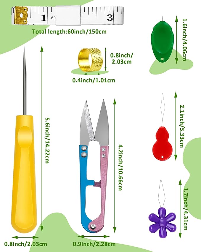 FIVEIZERO Seam Rippers for Sewing – 2 Big and 2 Small Stitch Remover Tools - Image 5