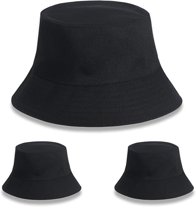 Bucket Hats Bulk Solid Color DIY Blank Hat Bucket Hats by DASSNANE