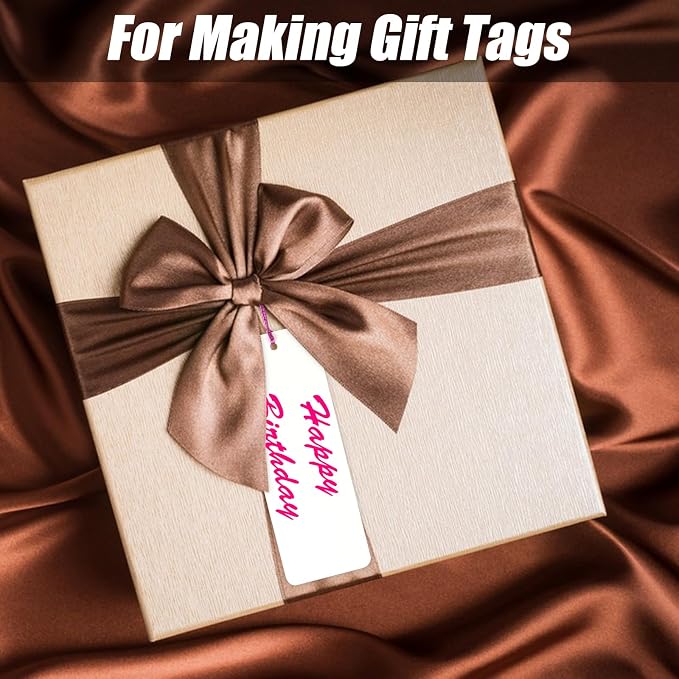 MIDELONG 40 Pcs Kraft Paper Blank Bookmarks - Image 5