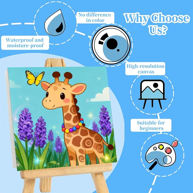 Arttoplus 4 Pack Paint by Numbers Kit - Image 3