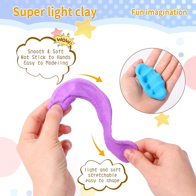 Air Dry Clay Kit, 36 Colors Modeling Clay | - Image 3