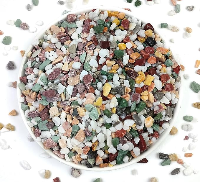 YISZM 2LB Succulent and Cactus Gravel Pebbles, 1/5 Inch Natural Decorative by YISZM-ForYourNaturalLife