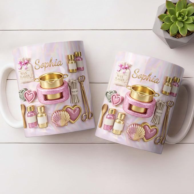 Personalized Nail Tech Mug for Women, Custom Name Coffee Cup for Manicurist - Image 8