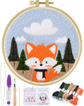ERKOON Punch Needle Kit for Beginners Adults, DIY Easy Animal Embroidery Set by ERKOON
