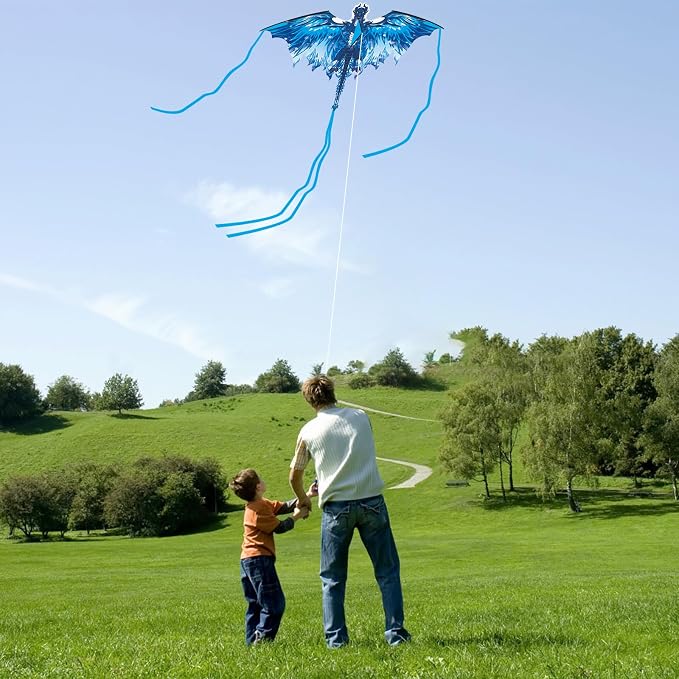 Dragon Kite for Adults, Gifts for Easter, Kites for Kids Ages 4-8 8-12 Easy to - Image 9